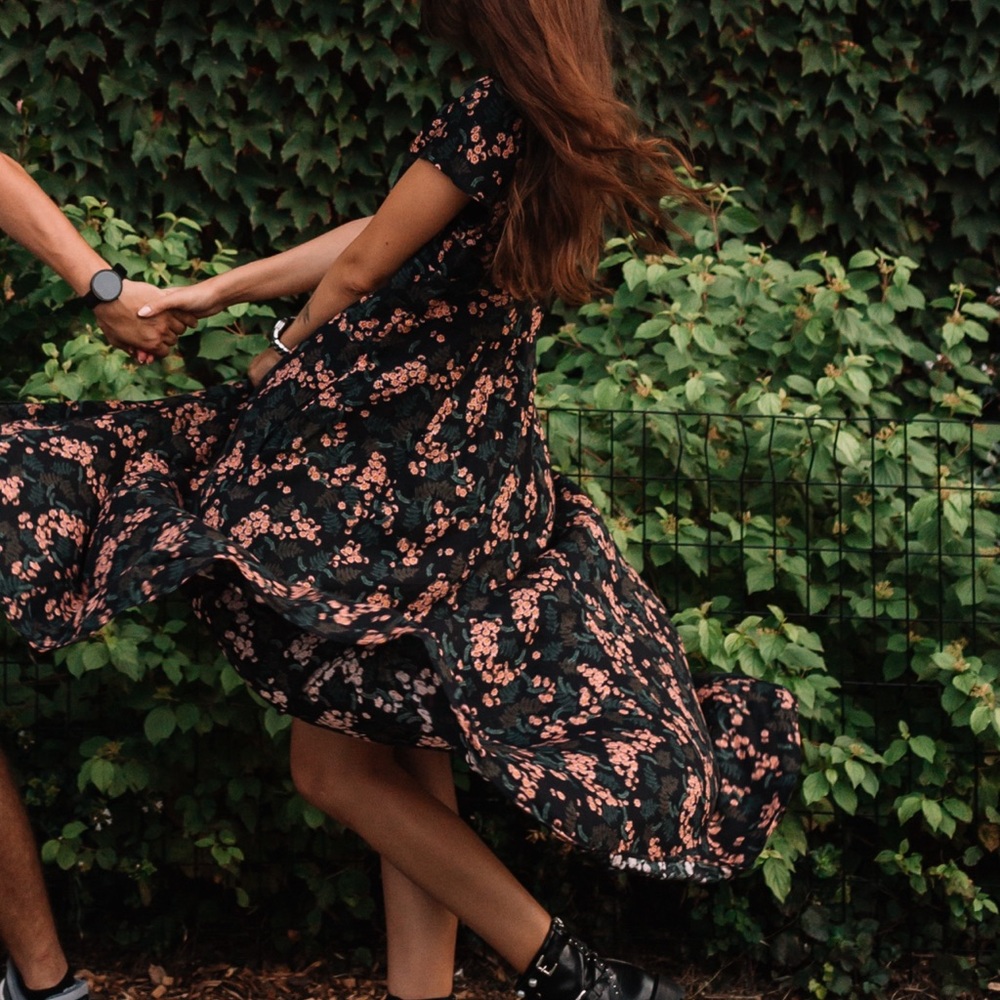Summer dress with a print
